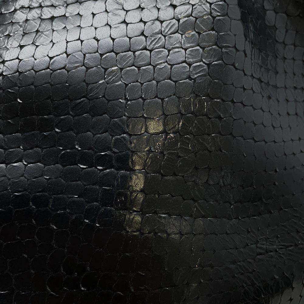 Fendi Logo Python Tote Bag Black - image 8